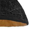 vidaXL Lámpara colgante negro y dorado E27 Ø70 cm