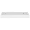 vidaXL Estantes de pared Loggia 4 uds blanco MDF 40x15x4 cm