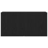 vidaXL Mueble de TV roble negro 80x30x41 cm madera de ingenier&iacute;a