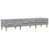 vidaXL Mueble para TV madera contrachapada gris Sonoma 150x34,5x30 cm