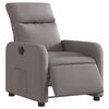 vidaXL Sill&oacute;n reclinable el&eacute;ctrico tela gris taup&eacute;