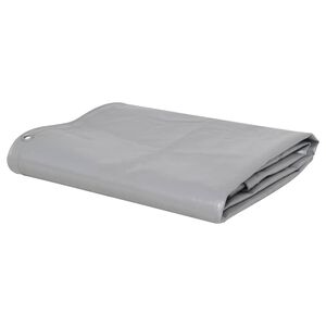 vidaXL Lona 650 g/m&sup2; 3x3 m gris