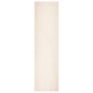 vidaXL Alfombra suave y lavable de pelo medio HUARTE Beige 80 x 300 cm