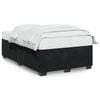 vidaXL Estructura de cama sin colch&oacute;n terciopelo negro 120x190 cm