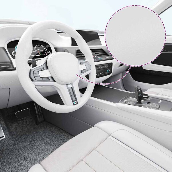 vidaXL L&aacute;mina para coches blanco mate 100x150 cm