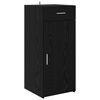 vidaXL Armario de almacenamiento Roble Negro 40 x 42,5 x 93 cm