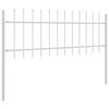 vidaXL Cerca de jard&iacute;n Blanco 1.7 x 0.6 m