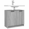 vidaXL Armario de ba&ntilde;o madera contrachapada gris Sonoma 64,5x33,5x59cm