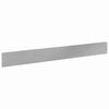 vidaXL Borde de C&eacute;sped 50 uds. 100 x 12 cm Acero Plateado