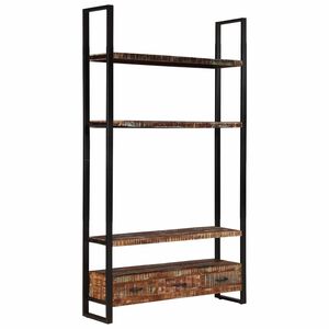 vidaXL Estanter&iacute;a madera maciza reciclada 118x30x200 cm