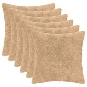 vidaXL Funda de almohada 6 uds. HEERLEN Crema 30 x 30 cm