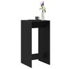 vidaXL Mesa de Bar Roble Negro 51 x 50 x 103,5 cm Madera de ingeniería