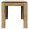 vidaXL Mesa de comedor madera ingeniería roble artisan 140x74,5x76 cm