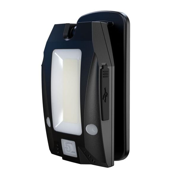 SOLIDLINE Linterna de clip recargable SC2R 100 lm luz blanca y roja