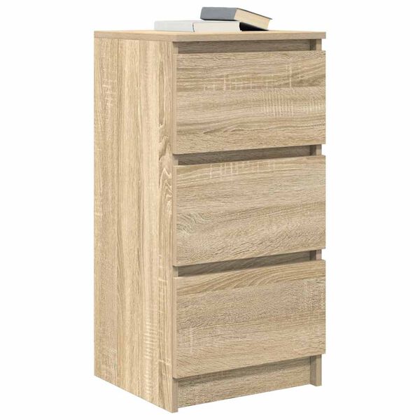 vidaXL Aparador roble Sonoma 37,5x35x76 cm madera de ingeniería