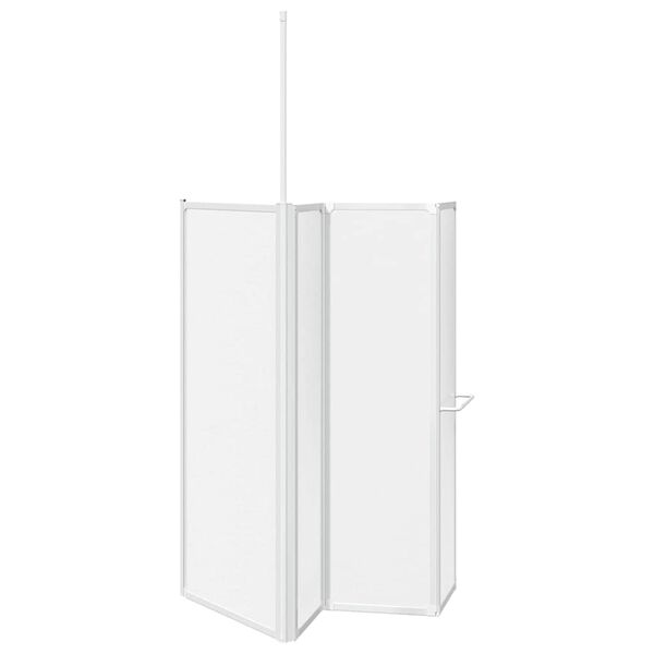 vidaXL Mampara de baño Esmerilado 120 x 70 x 137 cm