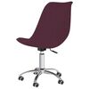 vidaXL Silla de oficina giratoria tela morado