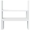 vidaXL Organizador de escritorio ajustable madera blanco 40x17x41 cm