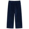 vidaXL Pantal&oacute;n infantil pana azul marino 104
