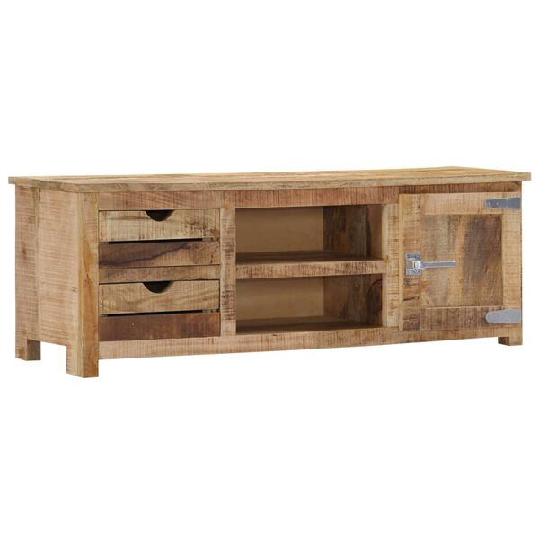 vidaXL Mueble de TV de madera maciza de mango 120x30x40 cm