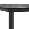 vidaXL Juego de comedor jard&iacute;n 7 piezas rat&aacute;n sint&eacute;tico negro