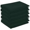 vidaXL Tela para Mesa 5 uds. Rectangular Verde oscuro 140 x 180 cm