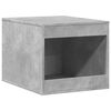 vidaXL Mueble arenero de gatos madera gris hormig&oacute;n 47x59x42 cm