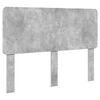 vidaXL Cama con almacenamiento con cabecera Gris Concreto 150 x 200 cm