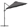 vidaXL Parasol de jardín tipo cantilever Antracita 372 x 198 x 243 cm
