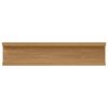 vidaXL Estante de pared con estante 4 pcs Marr&oacute;n 40 x 9 x 3 cm