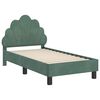 vidaXL Estructura de cama para ni&ntilde;os peque&ntilde;os con cabecera Verde Mar
