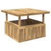 vidaXL Mesa de Caf&eacute; de Jard&iacute;n de Madera de Acacia Altura Ajustable