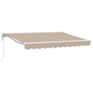 vidaXL Estructura del Toldo Beige 250 x 200 cm