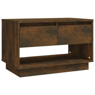 vidaXL Mueble de TV madera de ingeniería roble ahumado 70x41x44 cm