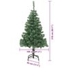 vidaXL &Aacute;rbol de Navidad con 300 LED con soporte Verde 210 cm PVC