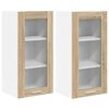 vidaXL Mueble colgante 2 uds. Roble Sonoma Madera de ingenier&iacute;a