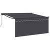 vidaXL Toldo Retr&aacute;ctil Antracita 350 x 250 cm Poli&eacute;ster y Aluminio