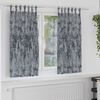 vidaXL Cortinas de Terciopelo 2 pcs Gris plata 175 x 140 cm Terciopelo