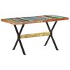 vidaXL Mesa de comedor de madera maciza reciclada 140x70x76 cm