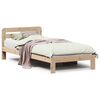 vidaXL Estructura de cama sin colch&oacute;n madera maciza de pino 90x200 cm