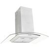 vidaXL Campana extractora de techo 90 cm acero inoxidable 756 m&sup3;/h LED