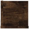 vidaXL Estante de pared para CD madera color roble ahumado 100x18x18cm