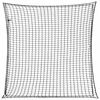vidaXL Red de remolque con cuerda el&aacute;stica PP negro 3x3 m