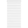 vidaXL Estor cebra blanco 70x150 cm tejido ancho 65,9 cm poli&eacute;ster
