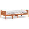 vidaXL Cama de ni&ntilde;os sin colch&oacute;n madera maciza pino marr&oacute;n 80x200 cm