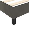 vidaXL Estructura de cama con somier terciopelo gris oscuro 140x190cm