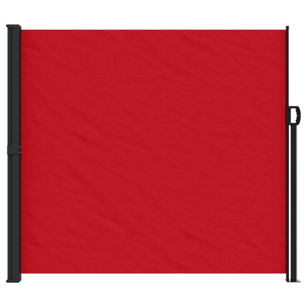 vidaXL Toldo lateral retr&aacute;ctil rojo 180x500 cm