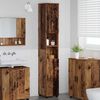 vidaXL Gabinete de Ba&ntilde;o con puerta Madera Vieja 30 x 35 x 192 cm