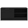 vidaXL Gabinete de TV Roble Negro 80 x 35 x 36,5 cm