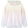 vidaXL Sudadera infantil con capucha blanco estrellado 104